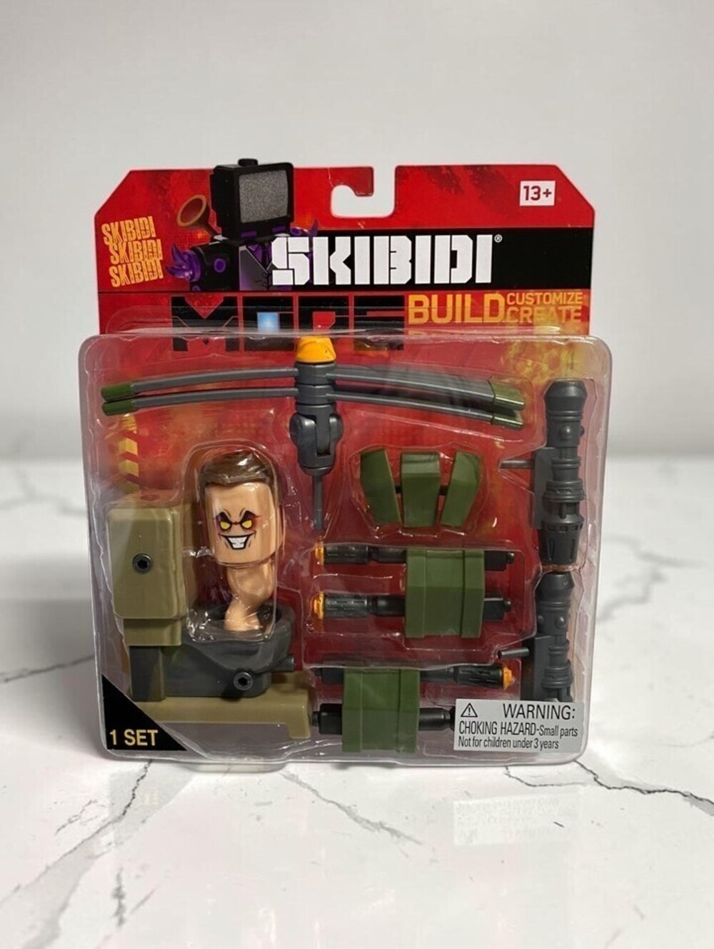 New Sealed Swat Toilet G-Toilet Bonkers Skibidi Toilet Modifiers Deluxe Set